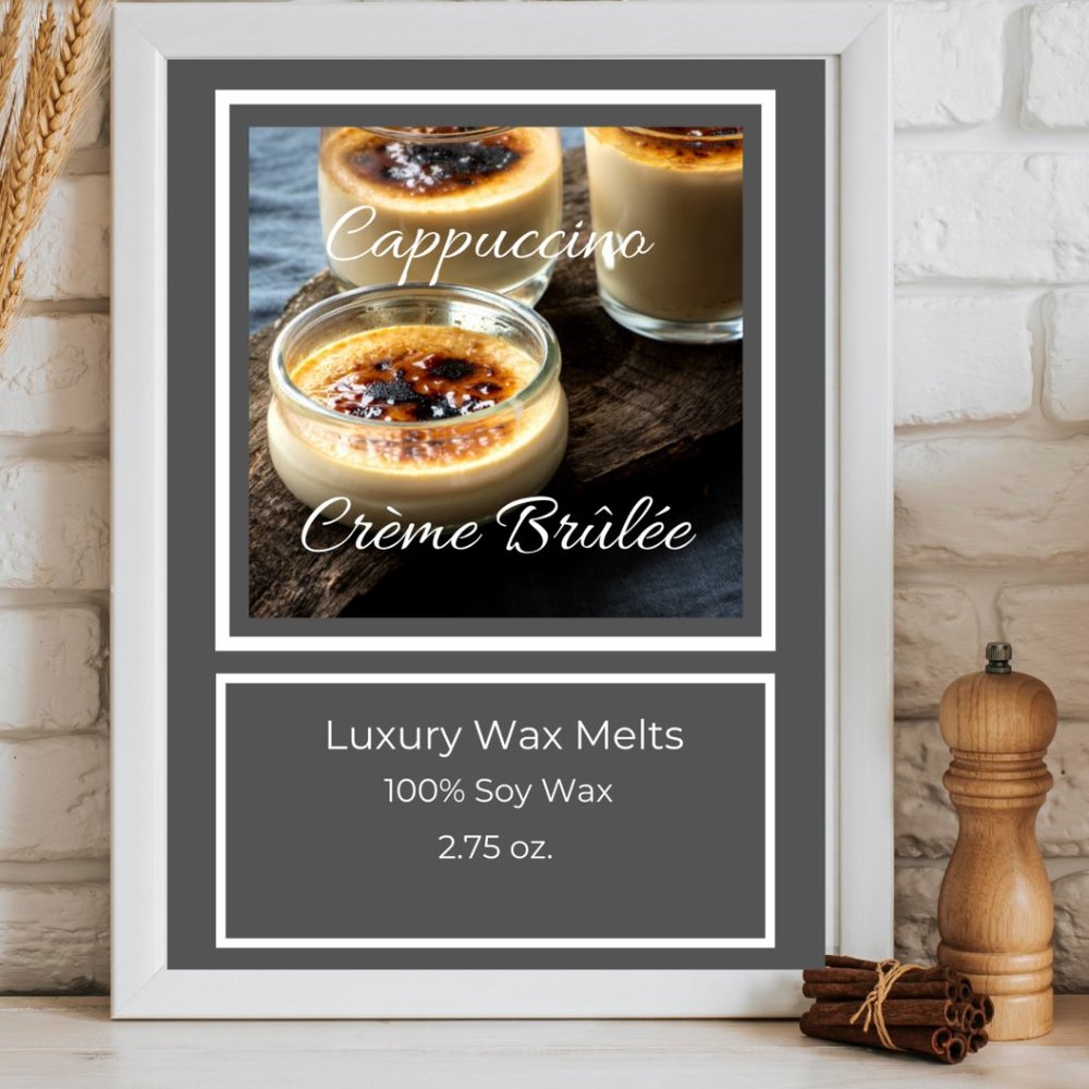 Wax Melts Cappuccino Creme Brulee Coffee Christmas Holiday 100% Soy Wax …